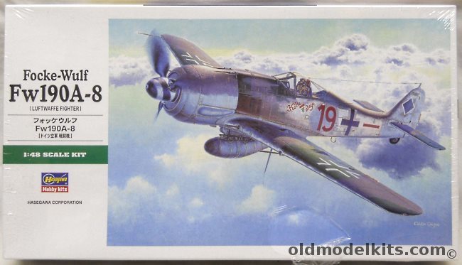 Hasegawa 1/48 Focke-Wulf FW-190 A-8, JT94 plastic model kit